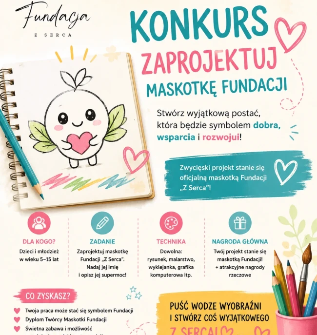 KONKURS - 1 urodziny Fundacji z Serca